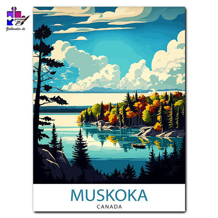 Muskoka Kanada | Malen nach Zahlen
