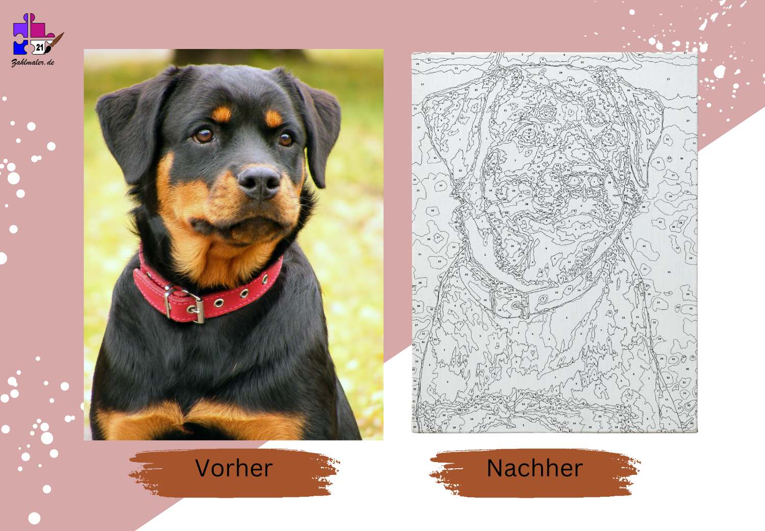 So wandelst du dein eigenes Bild in Malen nach Zahlen kostenlos Online um