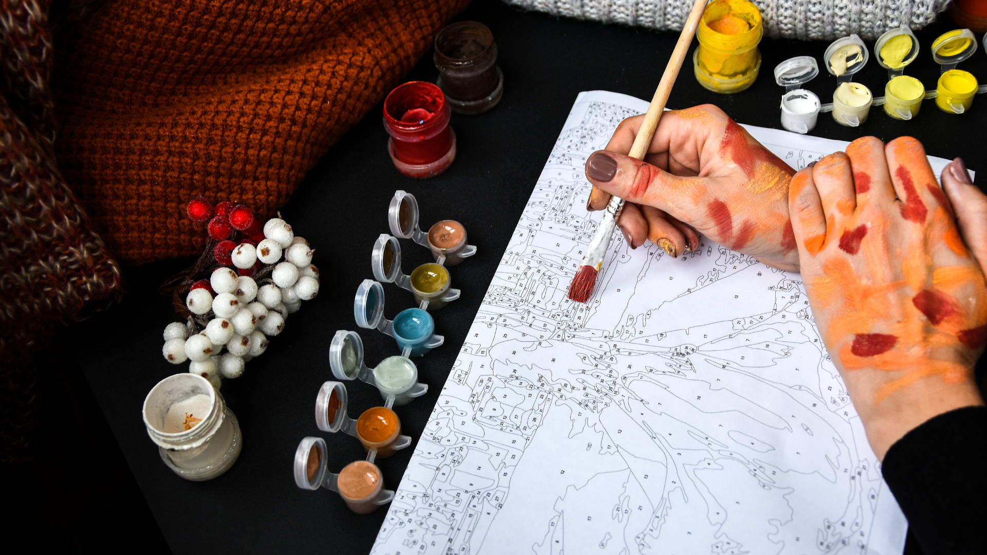 Malen nach Zahlen: Entspannung und kreative Selbstentfaltung