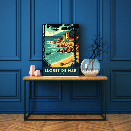 Poster Lloret De Mar | Malen nach Zahlen
