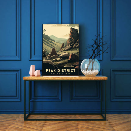 Poster Peak District Nationalpark | Malen nach Zahlen