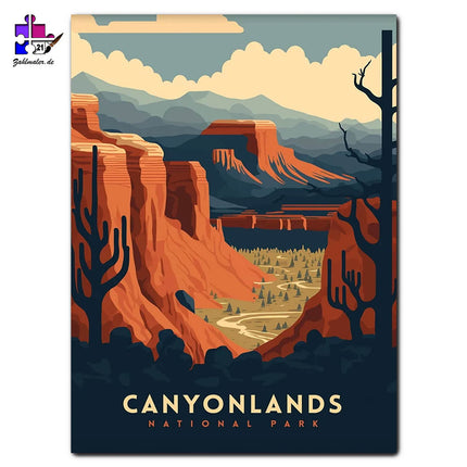Canyonlands Nationalpark | Malen nach Zahlen