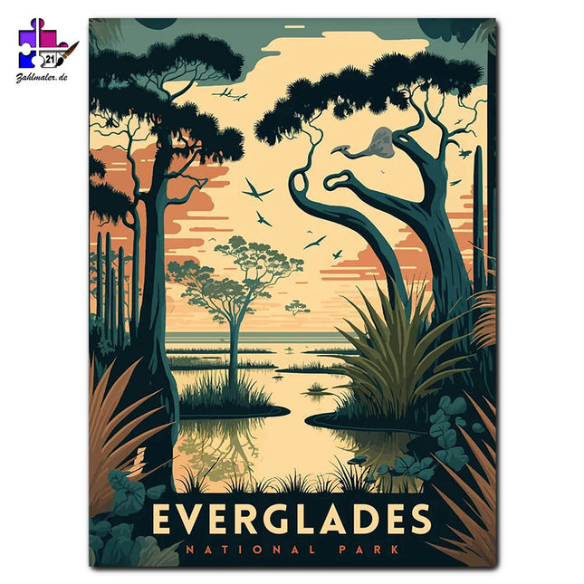 Everglades Nationalpark | Malen nach Zahlen