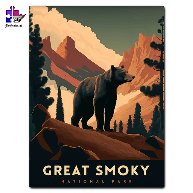 Great Smoky Nationalpark | Malen nach Zahlen