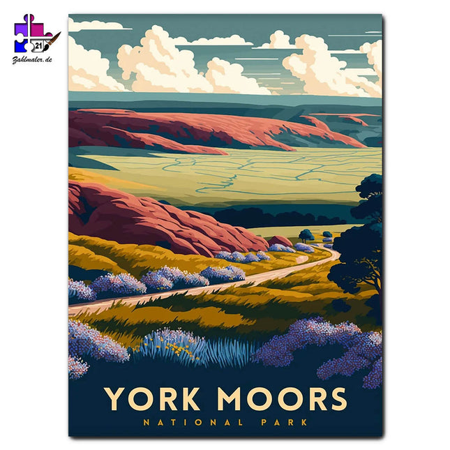 York Moors Nationalpark | Malen nach Zahlen