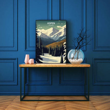 Aspen Berge | Malen nach Zahlen