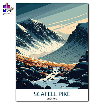 Scafell Pike Poster | Malen nach Zahlen
