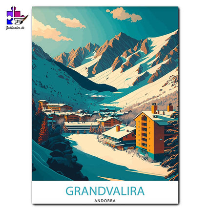 Grandvalira Andorra | Malen nach Zahlen