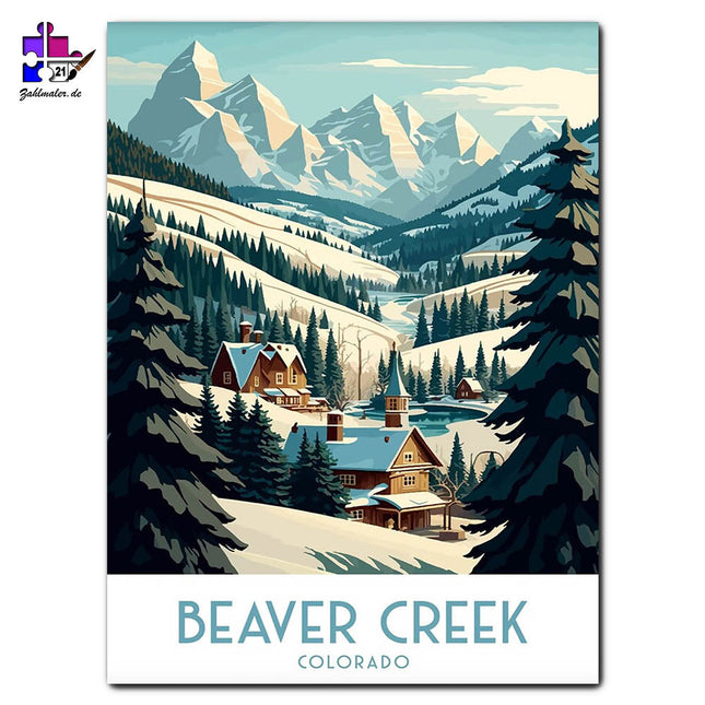 Beaver Creek Colorado | Malen nach Zahlen