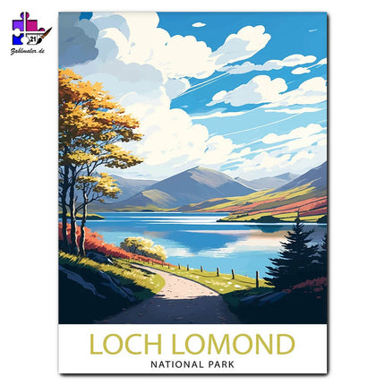 Loch Lomond Nationalpark | Malen nach Zahlen