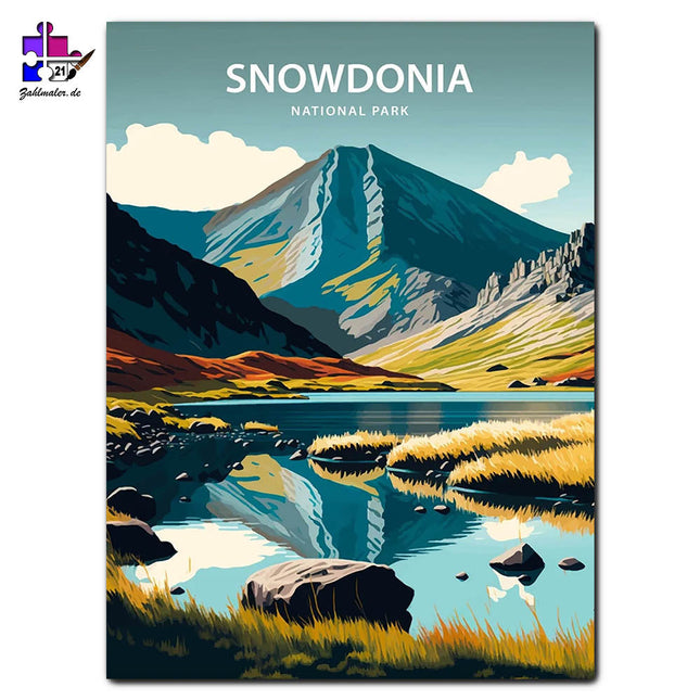 Snowdonia Nationalpark | Malen nach Zahlen