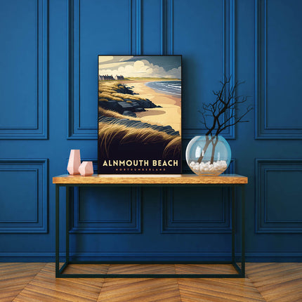 Der Strand Almouth Beach | Malen nach Zahlen
