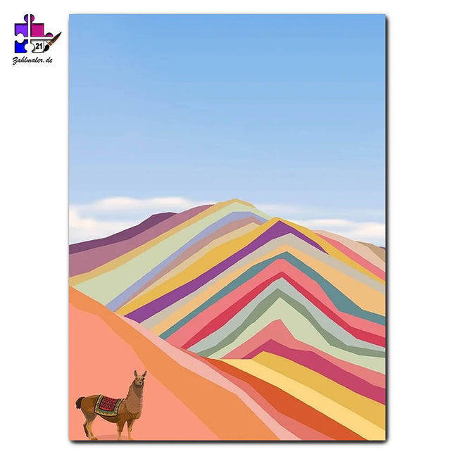 Die bunten Dünen | Malen nach Zahlen