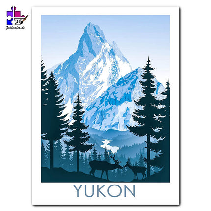 Yukon Nationalpark | Malen nach Zahlen