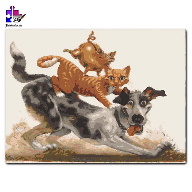 Sebastian Krüger© | Tierisch viel Spaß | Malen nach Zahlen