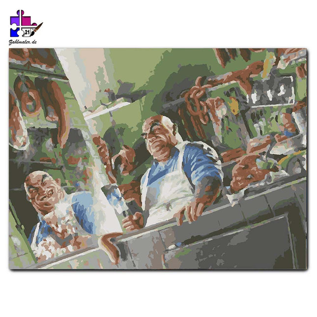 Sebastian Krüger© | Mad butcher | Malen nach Zahlen