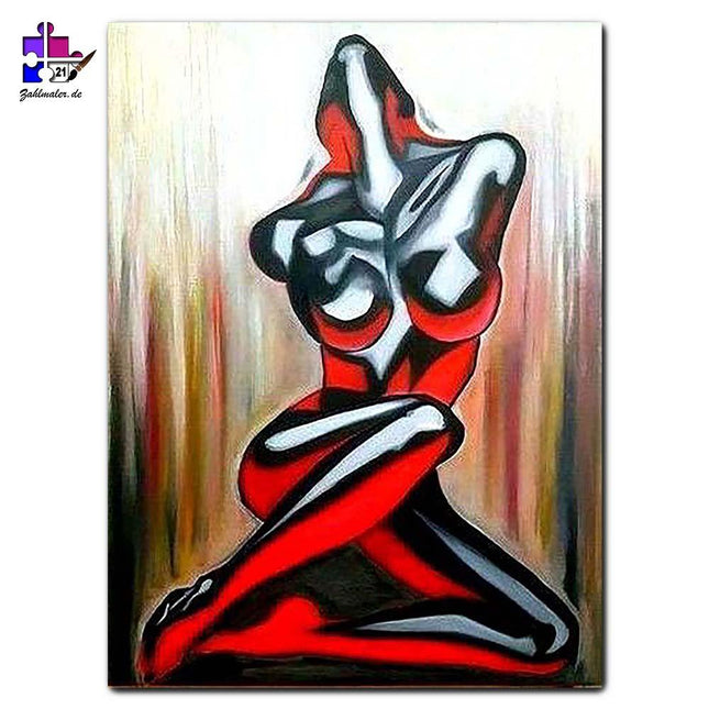 Akt Nummer 2 | Malen nach Zahlen-Zahlmaler.de