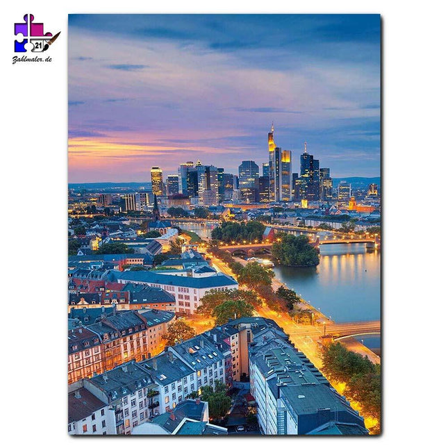 Australische Skyline | Malen nach Zahlen-Zahlmaler.de