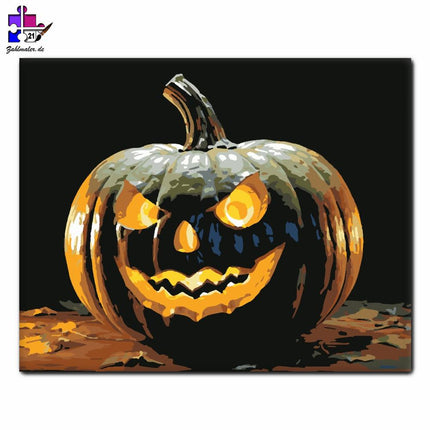 Gruselige Lichter für Halloween | Malen nach Zahlen-Zahlmaler.de