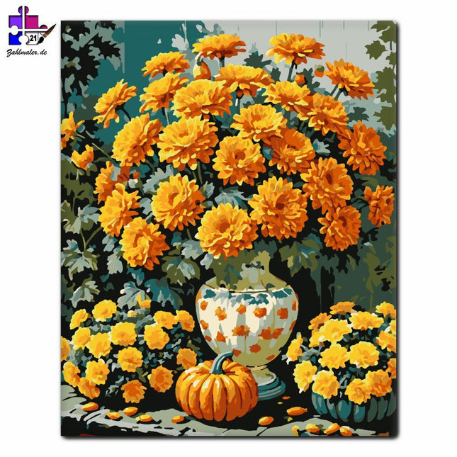 Herbst Pompa | Malen nach Zahlen-Zahlmaler.de