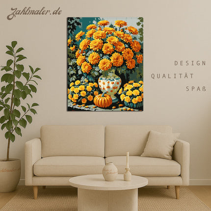 Herbst Pompa | Malen nach Zahlen-Zahlmaler.de