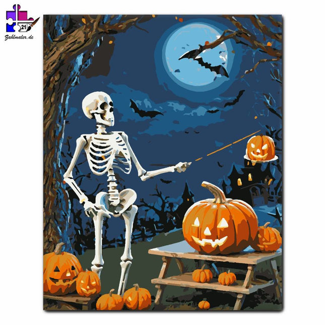 Spiritueller Herbst Betreuer | Malen nach Zahlen-Zahlmaler.de