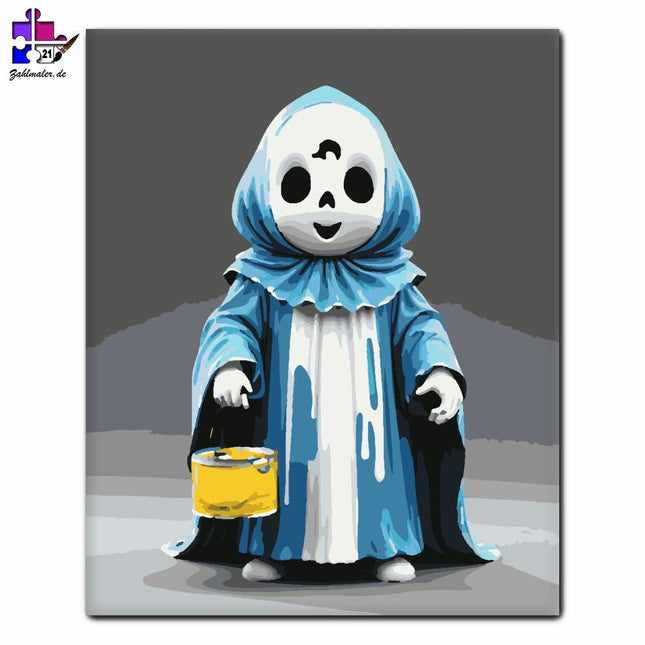 Lächelnder Geist | Malen nach Zahlen-Zahlmaler.de