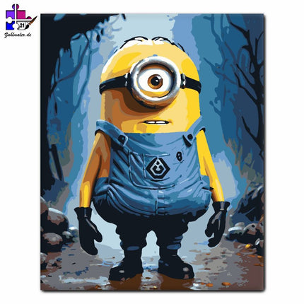 Halloween Minion | Malen nach Zahlen-Zahlmaler.de