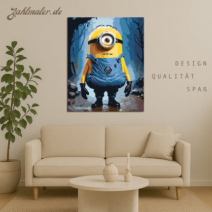 Halloween Minion | Malen nach Zahlen-Zahlmaler.de
