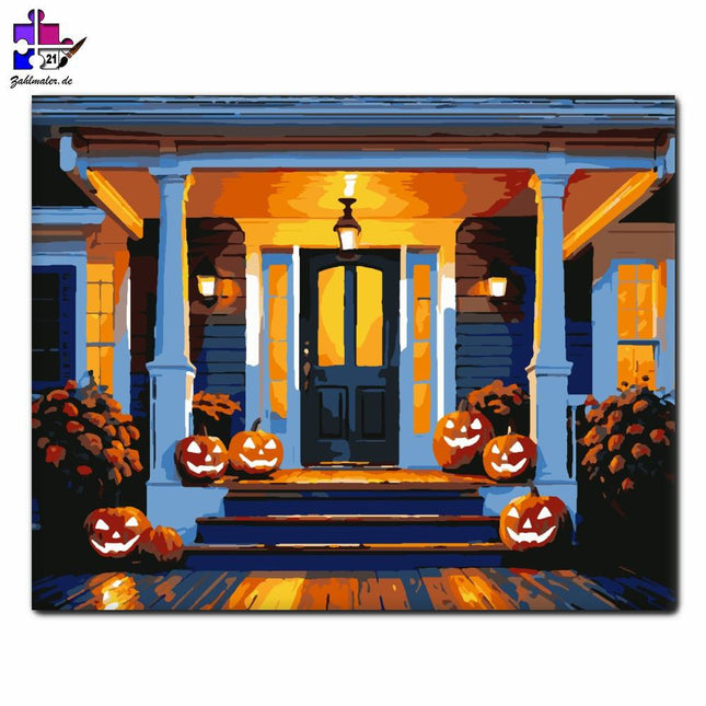 Halloween Abend | Malen nach Zahlen-Zahlmaler.de