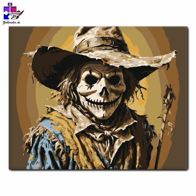 Vogelscheuche | Malen nach Zahlen-Zahlmaler.de