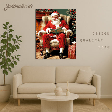 Intime Weihnachtslesung | Malen nach Zahlen-Zahlmaler.de