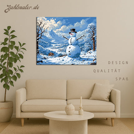 Winter Jubel | Malen nach Zahlen-Zahlmaler.de