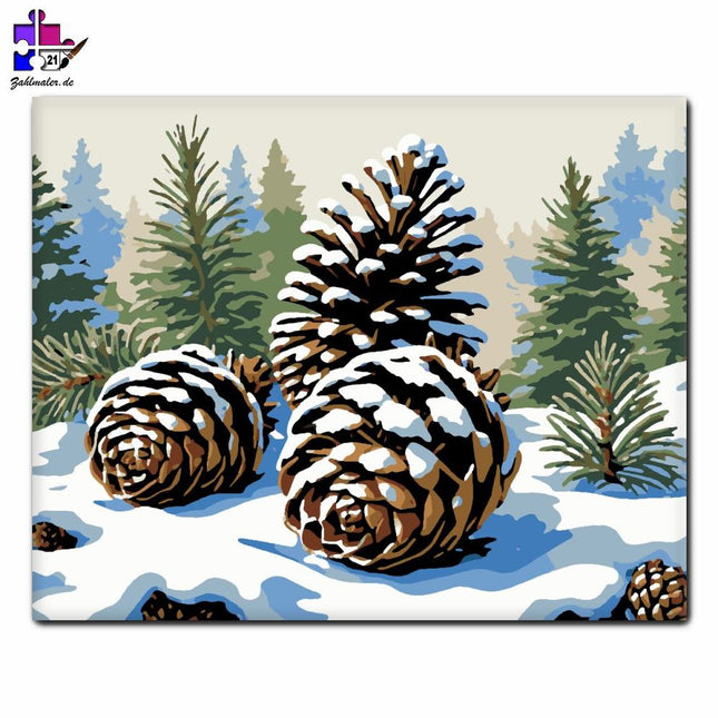 Die Stille von Snowy Tobozok | Malen nach Zahlen-Zahlmaler.de