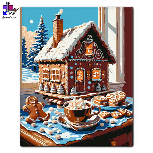 Lebkuchentraum | Malen nach Zahlen-Zahlmaler.de
