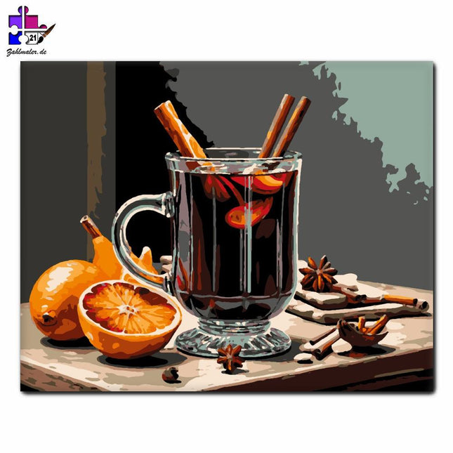 Würzige Winteratmosphäre | Malen nach Zahlen-Zahlmaler.de