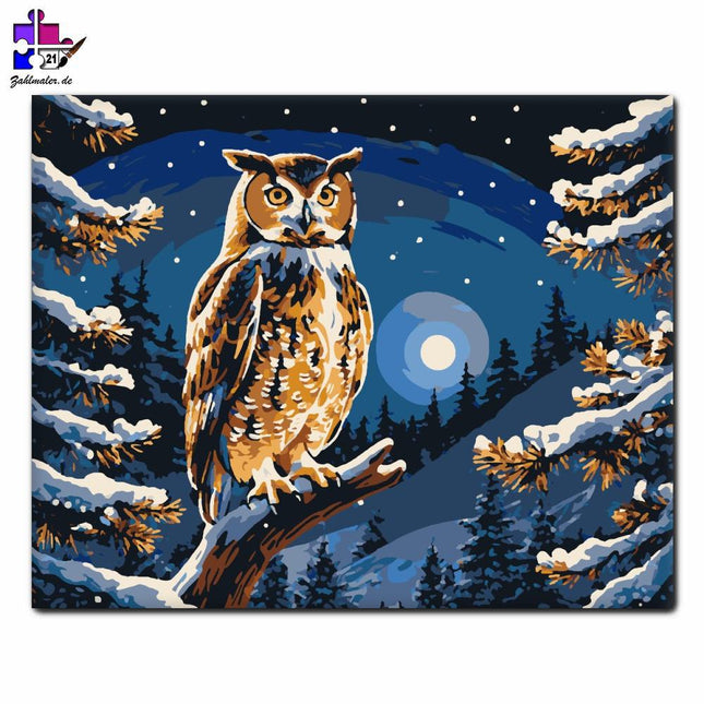 Nachtschwärmer Harmonie | Malen nach Zahlen-Zahlmaler.de