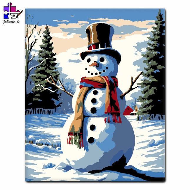Winter Jubel | Malen nach Zahlen-Zahlmaler.de
