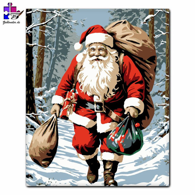 Winter Storyteller Geschenkanhänger | Malen nach Zahlen-Zahlmaler.de