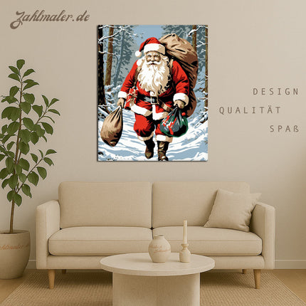 Winter Storyteller Geschenkanhänger | Malen nach Zahlen-Zahlmaler.de