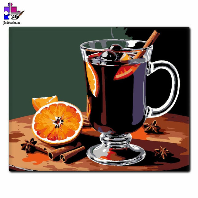 Winter Gewürz Hingabe | Malen nach Zahlen-Zahlmaler.de