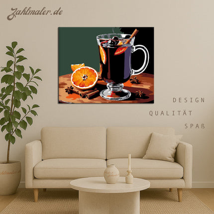 Winter Gewürz Hingabe | Malen nach Zahlen-Zahlmaler.de