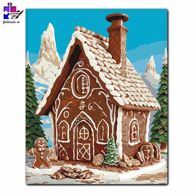 Lebkuchen Geschichtenbuch | Malen nach Zahlen-Zahlmaler.de
