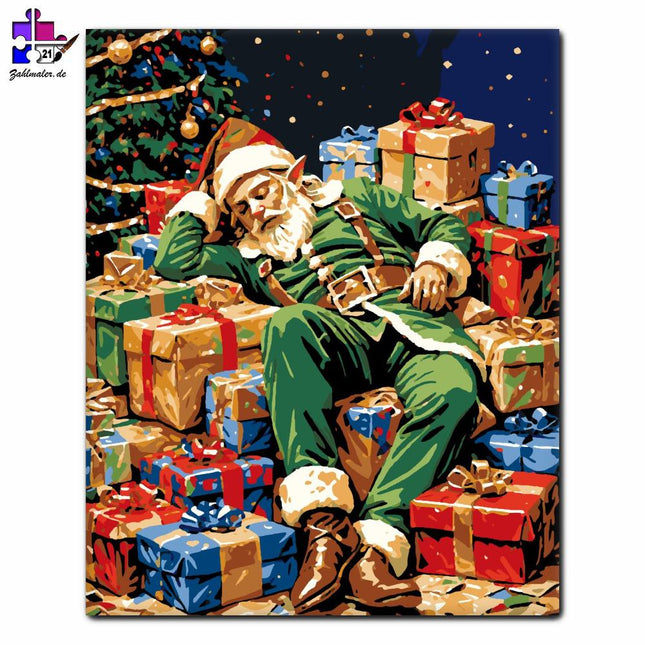 Der Rest der träumenden Elfe | Malen nach Zahlen-Zahlmaler.de