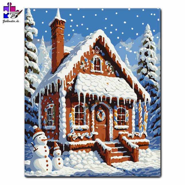 Konditorei Cottage | Malen nach Zahlen-Zahlmaler.de