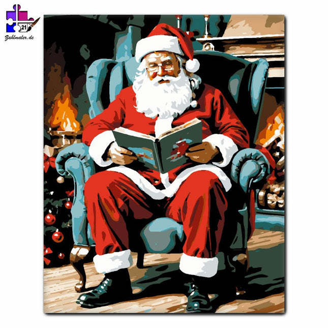 Die Weihnachtsmann-Geschichten | Malen nach Zahlen-Zahlmaler.de