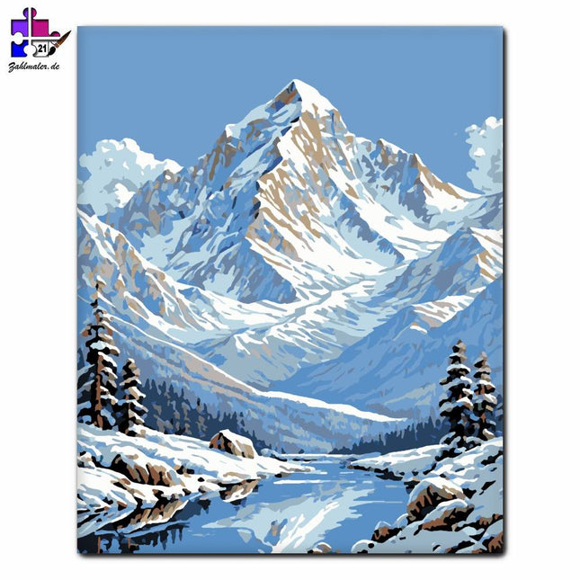 Berg Harmonie | Malen nach Zahlen-Zahlmaler.de