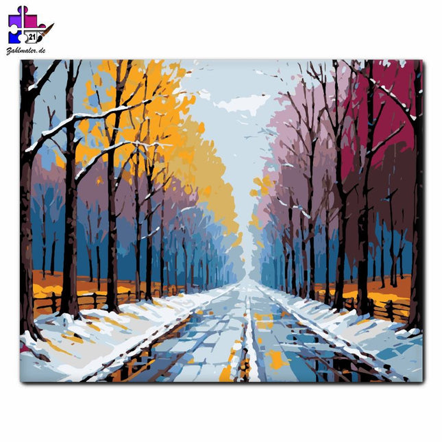 Herbst Passing | Malen nach Zahlen-Zahlmaler.de