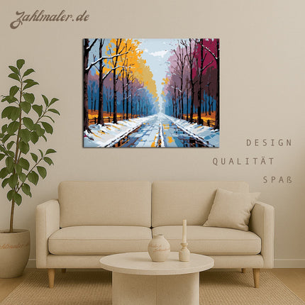 Herbst Passing | Malen nach Zahlen-Zahlmaler.de