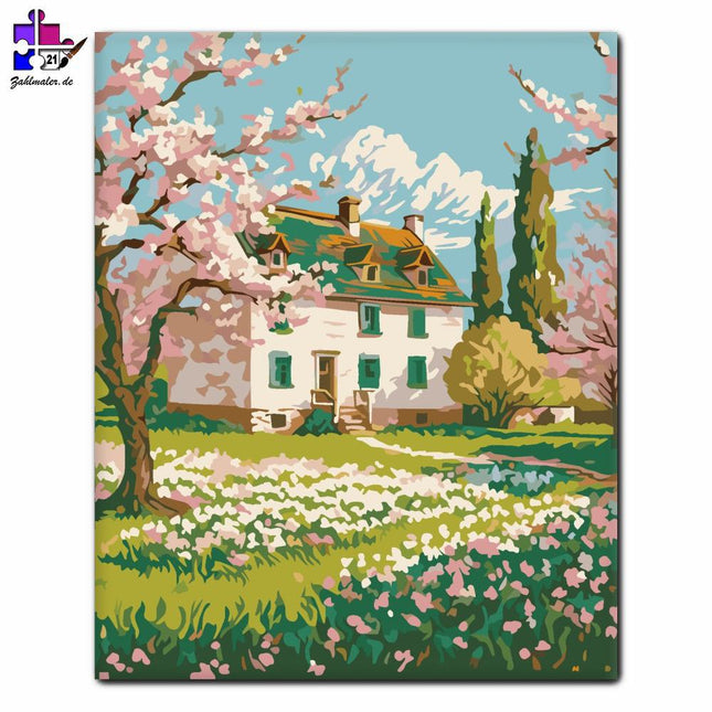 Harmonie des Frühlingserwachens | Malen nach Zahlen-Zahlmaler.de